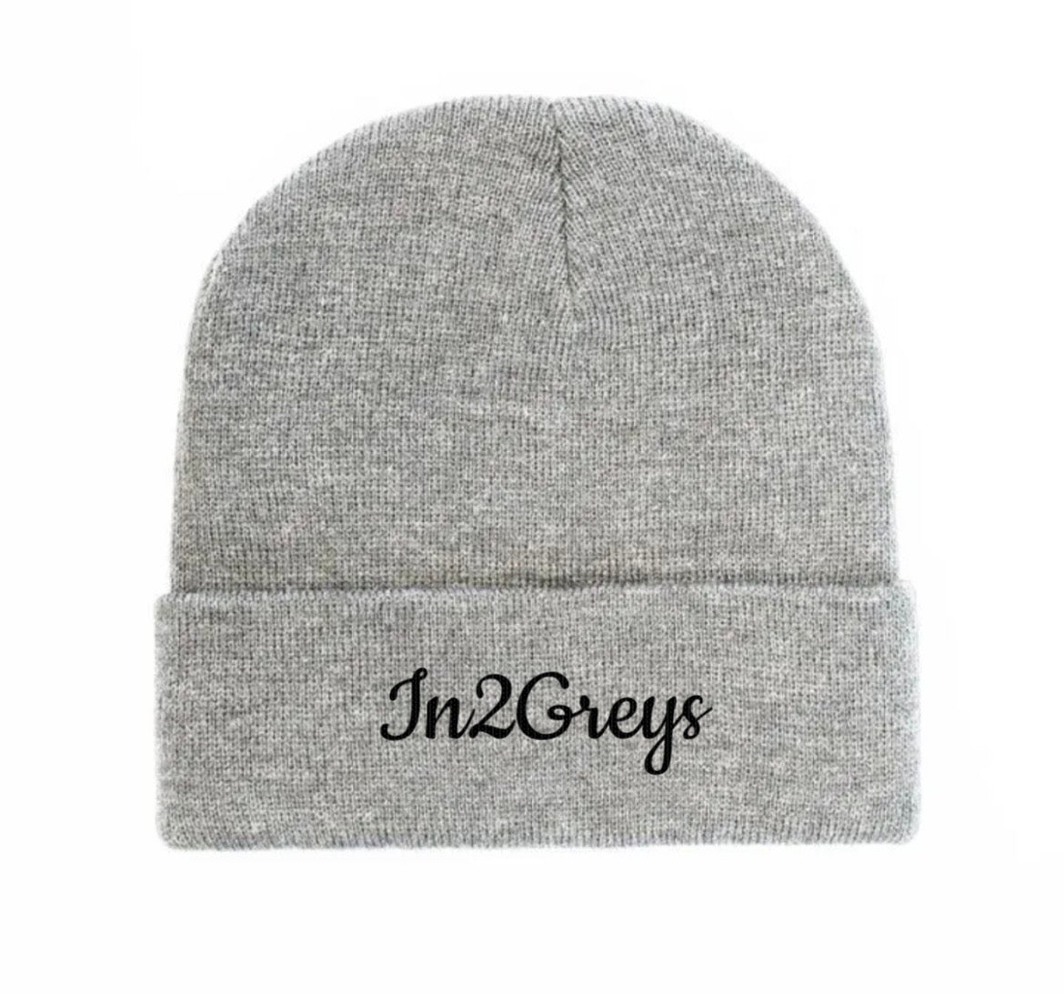 In2Greys Signature Grey Beanie