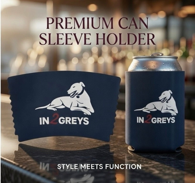 In2Greys Premium Can Sleeve Holder - Navy Blue (12oz)